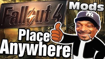 FALLOUT 4 MODS : THE GLORIOUS "Place Anywhere Mod"【CONSOLES】