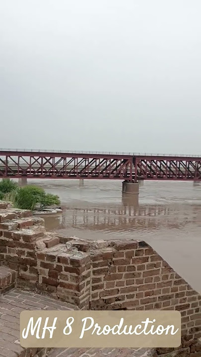 Chenab River view from shamshan ghatt chiniot.. 3..14/8/25 #music #song #love