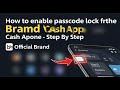 How to enable passcode lock for the Cash App on iPhone - Step By Step