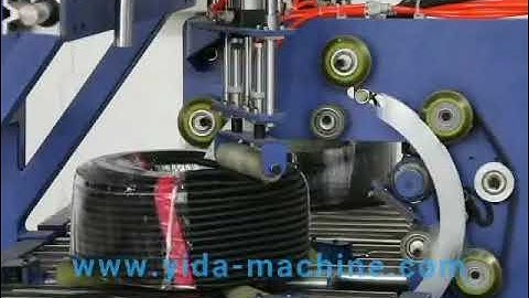 YIDA horizontal pipe coil auto packaging machine