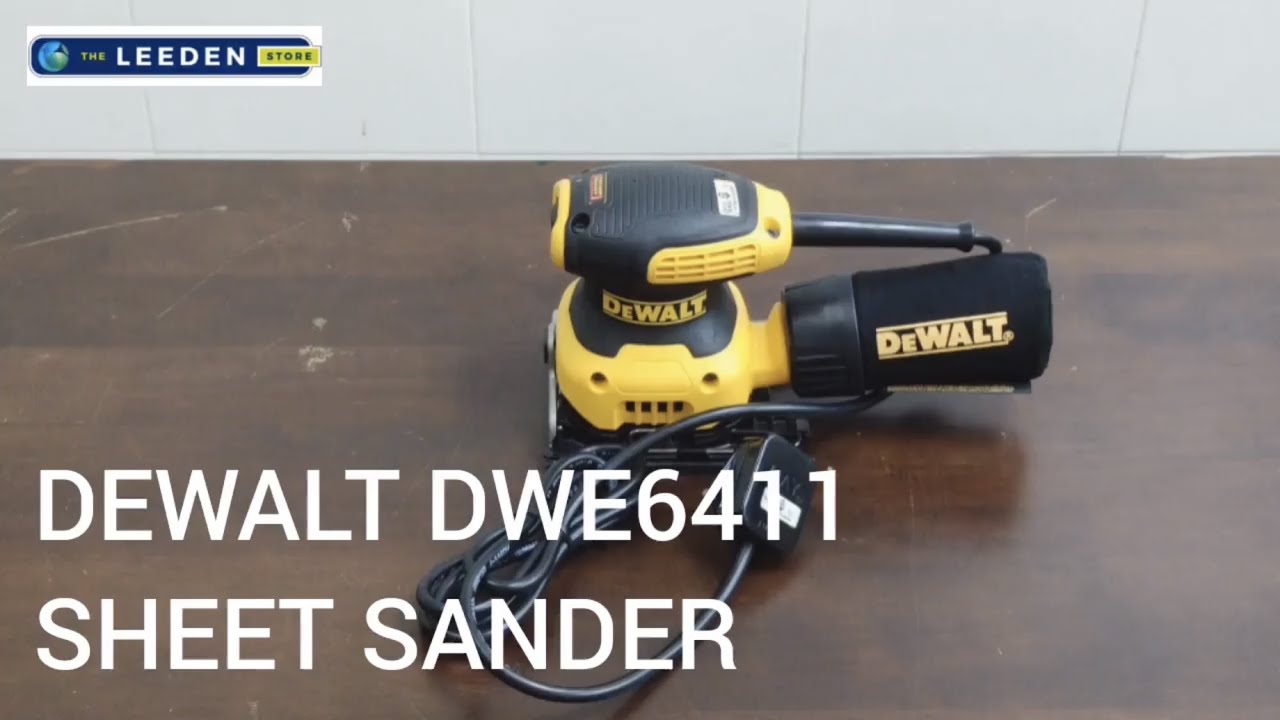 Sander Repair - Replacing the Sander Pad (DeWALT Part # 151284