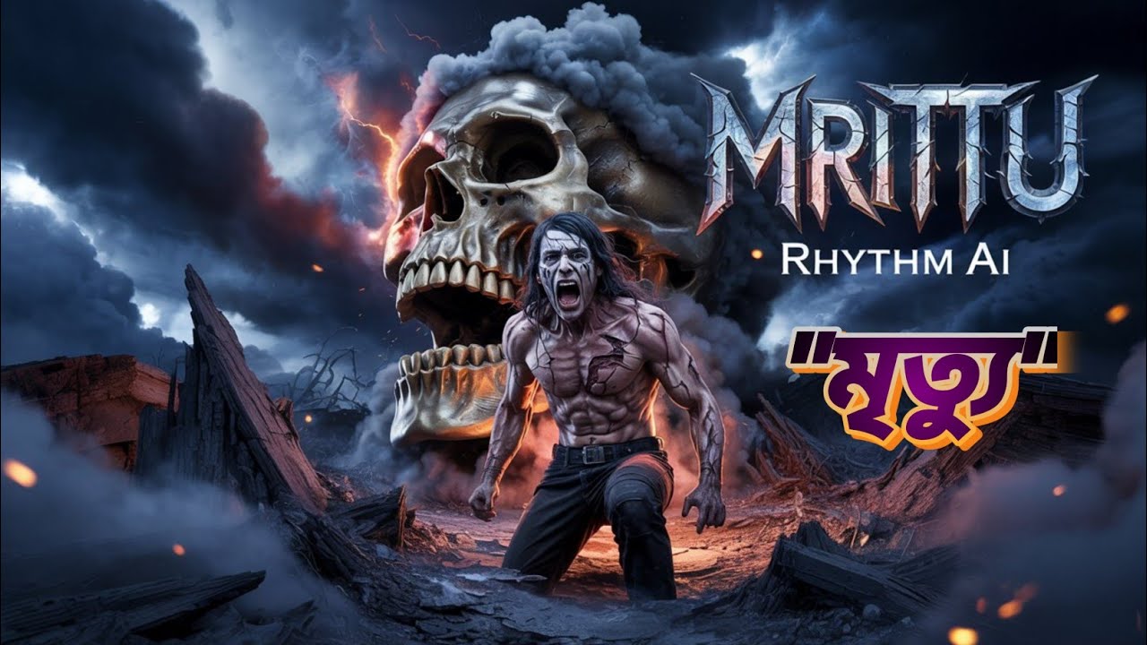 🔥মৃত্যু-MRITTU🔥| EXTREME METAL ROCK SONG | RHYTHM AI 🔥Cinematic Destruction