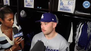 Dodgers postgame: Dalton Rushing talks triple play and being 'predictable'