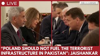 Poland should not fuel the terrorist infrastructure in Pakistan: EAM Jaishankar | India-Poland talks