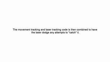 OpenCV Cat-Dodging Laser (proof of concept)