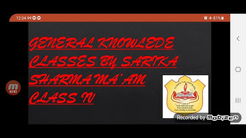 Class 4, General Knowledge, Revision Test 2 by Sarika Sharma