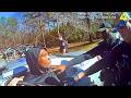 Rapper Thinks He Can Bully Young Female Cop, Until Her back Arrives