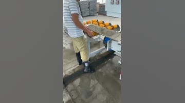 High speed stone edge profiling machine processing polished arc edge