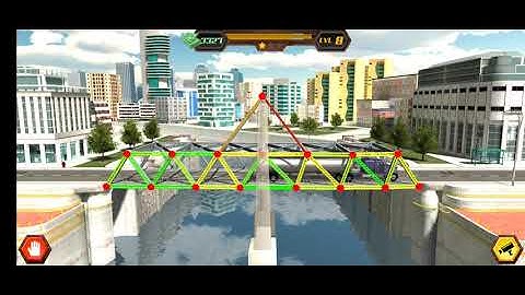Bridge Construction Level 8!!
