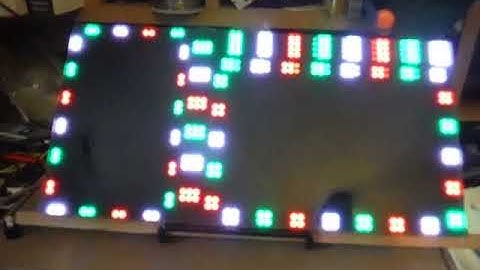 LED Animations with Adafruit Matrixportal M4, 64x32 RGB Matrix and anisha lib.
