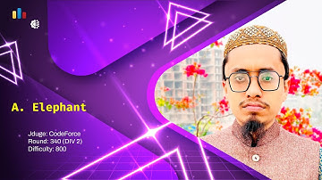 A. Elephant || problem solving || Codeforces || sakib