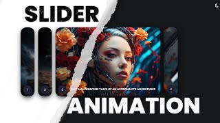 Designing an Engaging Image Slider Animation: HTML, CSS, JavaScript Tutorial (Includes Dark Mode)