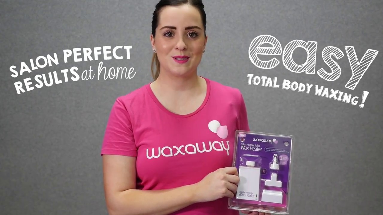 NEW! Waxaway Salon Pro Mini Roller Wax Heater YouTube