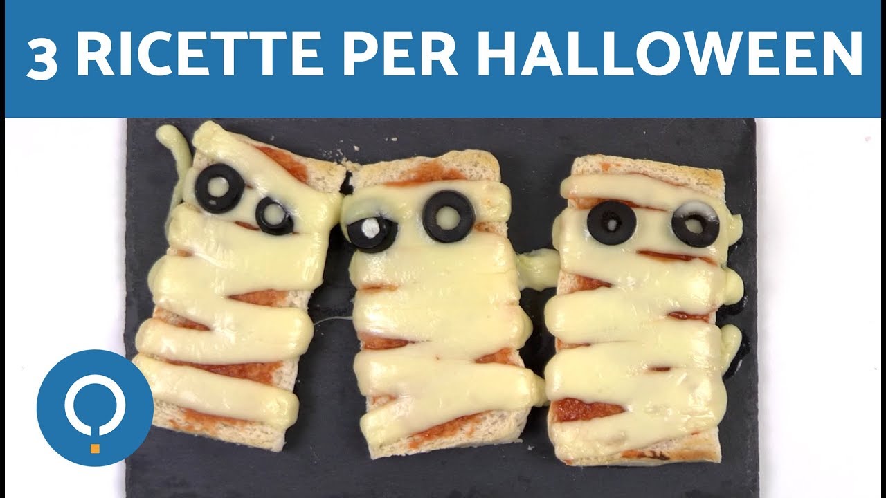 3 ricette per Halloween DOLCI E SALATE 🍪 🍕 Ricette facili e veloci per HALLOWEEN!