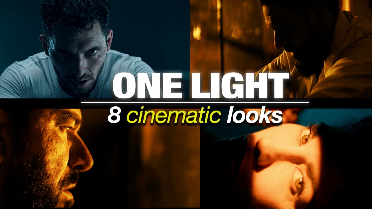 Для создания кинематографического освещения вам нужен всего ОДИН источник света.