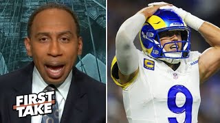 FIRST TAKE | Stop putting Matthew Stafford in MVP conversations - Stephen A. on Rams lost to Falcons