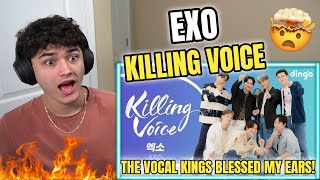 EXO Killing Voice REACTION! VOCAL KINGS!!