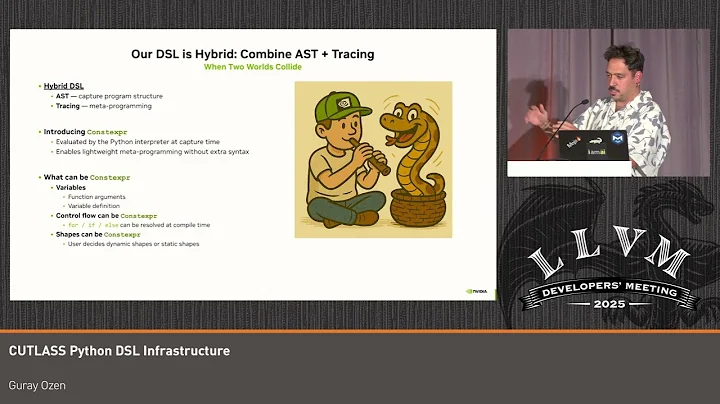 2025 US LLVM Developers' Meeting: CUTLASS Python DSL Infrastructure