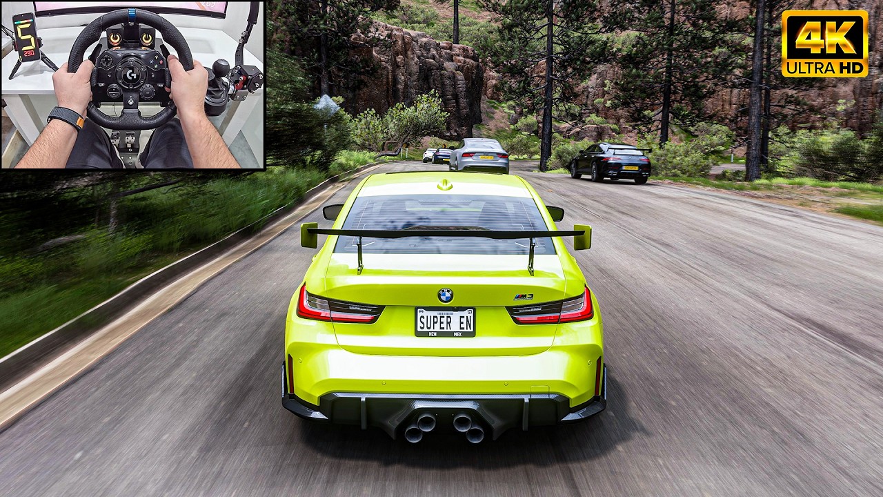 BMW M3 Competition VS Supercars - Forza Horizon 5 | Logitech G923 Steering Wheel