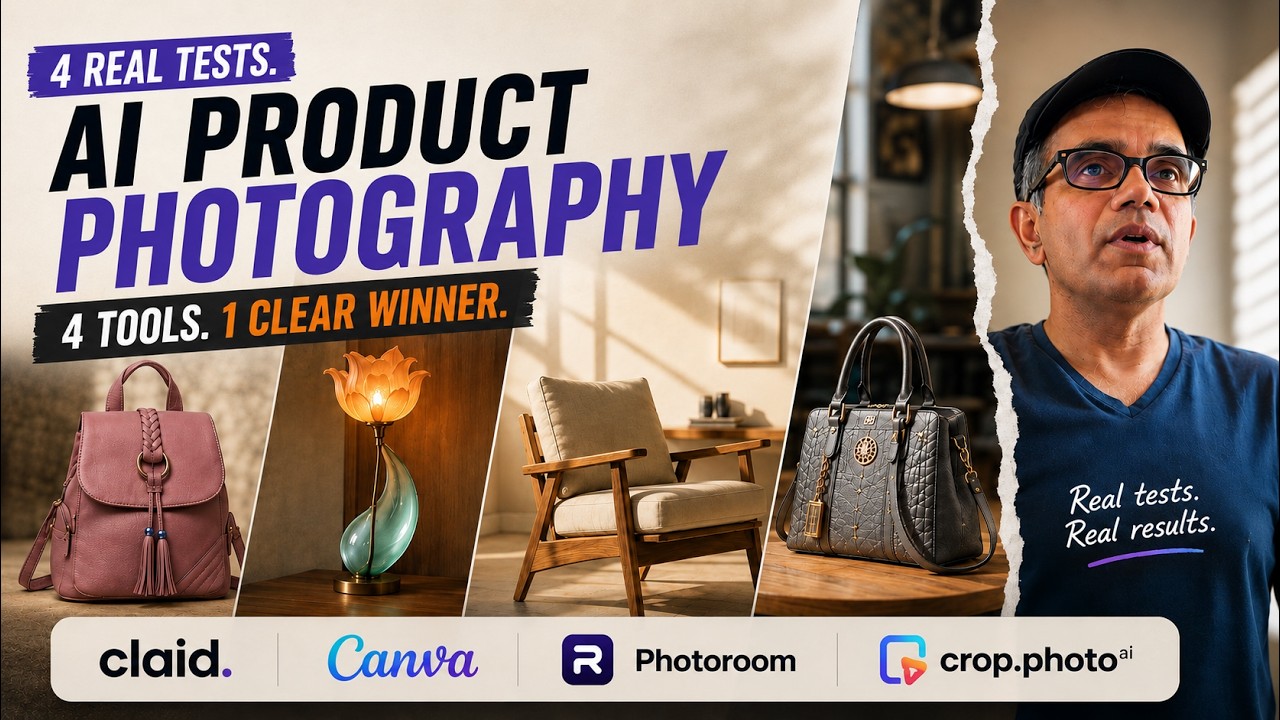 I Tested 4 AI Product Photography Tools on the Same 4 Products