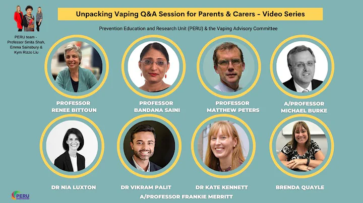 How can we help children see the dangers of vaping?