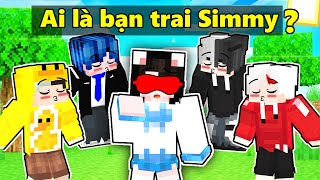 Mèo Simmy Thử Thách Bịt Mắt Đoán Xem AI LÀ BẠN TRAI THẬT MÈO SIMMY Trong Minecraft