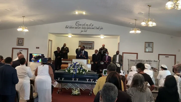 MOTHER GERTRUDE ELIZABETH NICHOLAS LEWIS FUNERAL S...