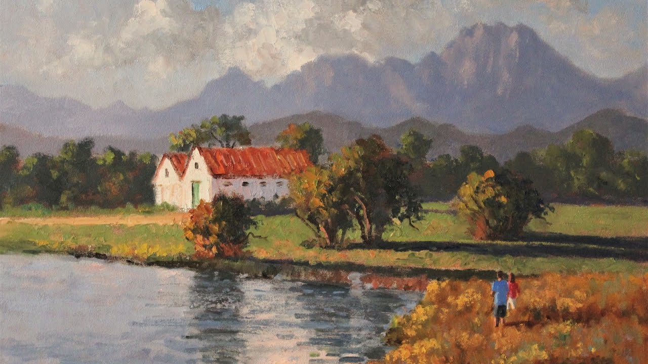 Painting a farm landscape in oil - trailer