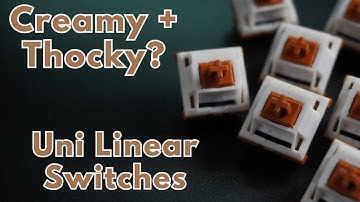 Thocky Switches for 2025? Unikeys x Keygeek Uni Linear Switch! (Full Review)