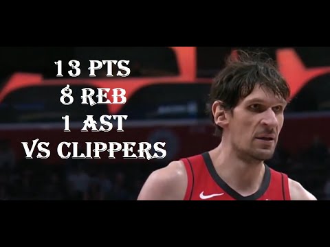 Boban Marjanovic 13 Pts 8 Reb 1 Ast LA Clippers vs Houston Rockets HIGHLIGHTS