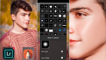 Face and Backround retaching Lightroom editing | Autodesk sketchbook |lightroom tutorial in mobile|