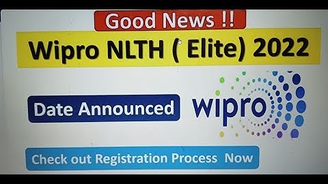 Wipro NTH Registration Process | Wipro Elite National Talent Hunt Complete Regsitration Process 2022