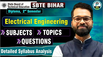 Diploma 2nd Semester | Electrical Engineering | Detailed Syllabus Analysis | SBTE Bihar #sbtebihar