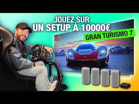 LE MEILLEUR TEMPS GAGNE UN TV SONY ! Gran Turismo 7 sur Sony A90J Sony HTA-9 et volant Thrustmaster