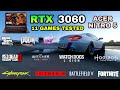 RTX 3060 Laptop + i5-10300H | 11 Games Tested in 2021 - Acer Nitro 5