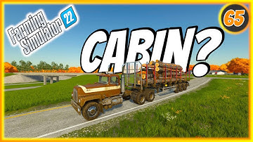 Building A Log Cabin! | FS22 Ultimate Roleplay | Ep 65