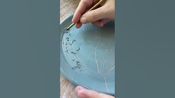 How to do sgraffito ❤️