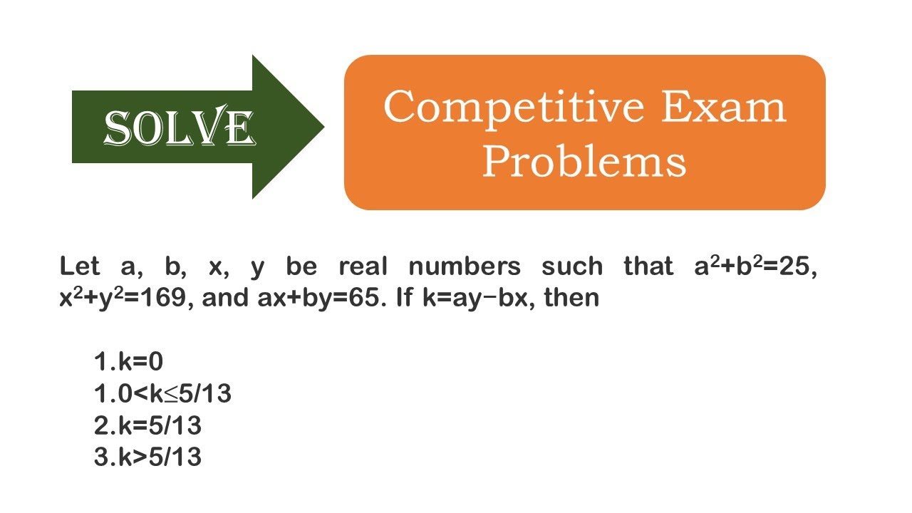 How to solve - algebra - problem 33 - YouTube