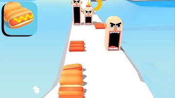 Sausage Roll - All Levels Gameplay Android,ios (Levels 1-5)