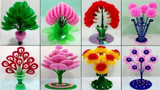 8 FLOWER VASE & GULDASTA CRAFT IDEAS WITH PLASTIC BOTTEL & WOOLEN by Bittu Art's n craft Creations 247,069 views 5 months ago 44 minutes