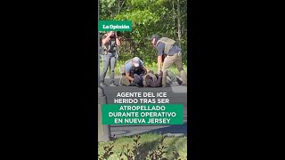 Buscan a conductor que atropelló a un agente del ICE durante una parada de tráfico