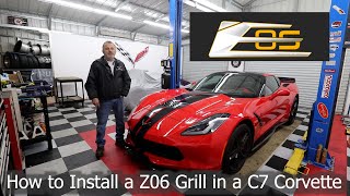 How to Install a Z06 Grill in a C7 Corvette
