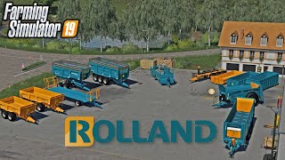 New Mods! Rolland Pack by SimulAgri! (PS4, XB1, PC) | Farming Simulator 19