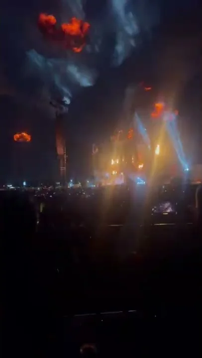 Rammstein Pyro Show 🔥 (more videos on my channel)