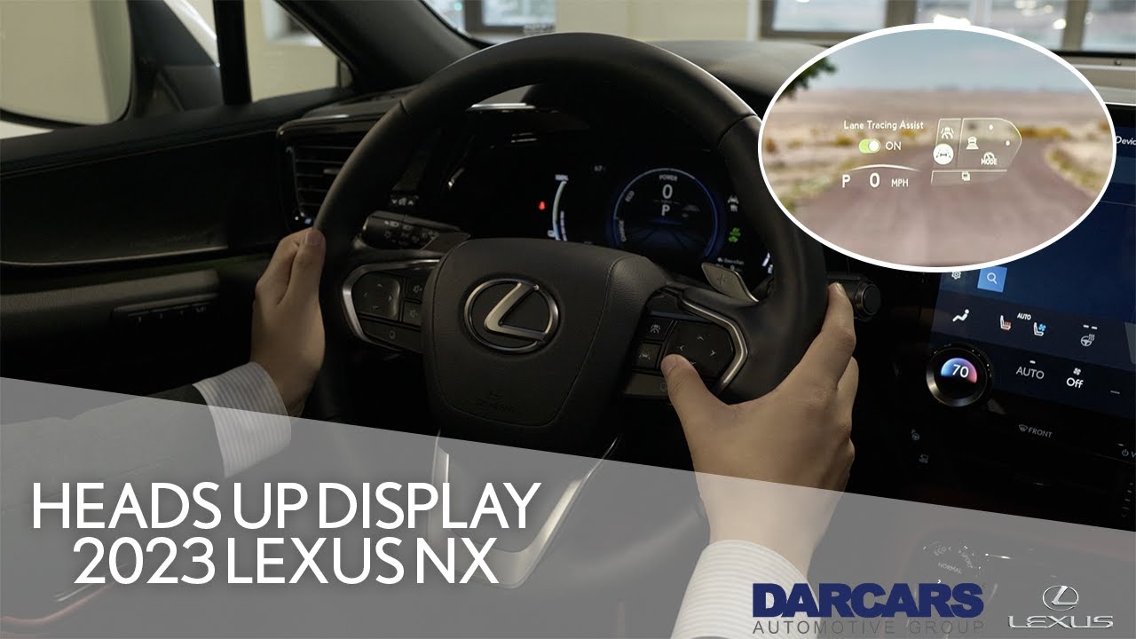 How to Adjust the Heads Up Display on the 2023 Lexus NX 
