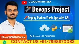 DevOps Project  Deploy Python Application with ssl certificate || docker full course with project