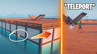 How To Make A LOW GROUND TELEPORTER For Your 1v1 Maps in Fortnite Creative!