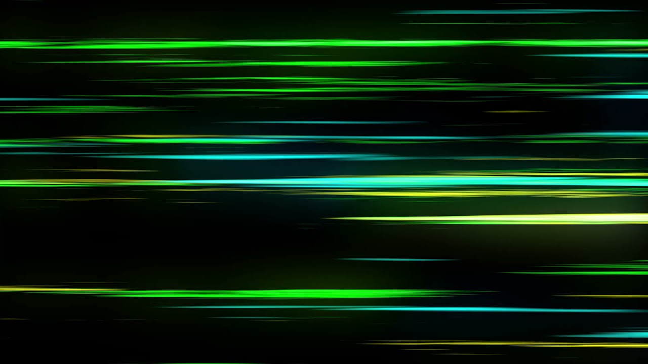 Horizontal Speed yellow and Green light and Stripes looped Animation ...