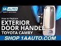 How to Remove Install Exterior Door Handle 1997-2001 Toyota Camry