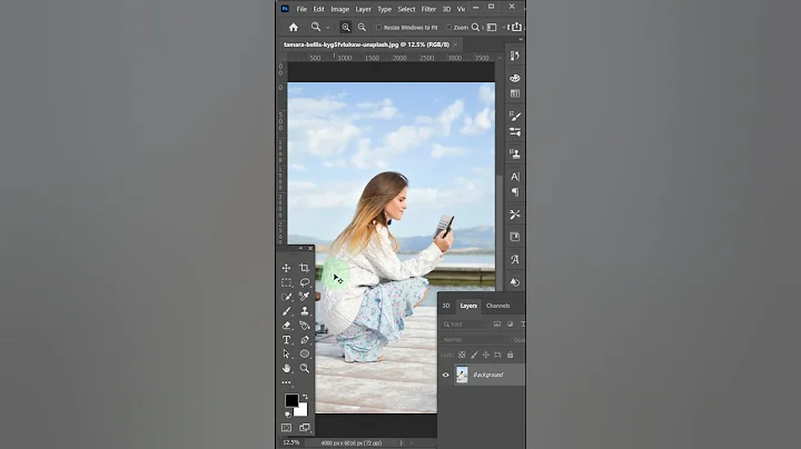 Sky Replacement II Technique II #shorts II Photoshop